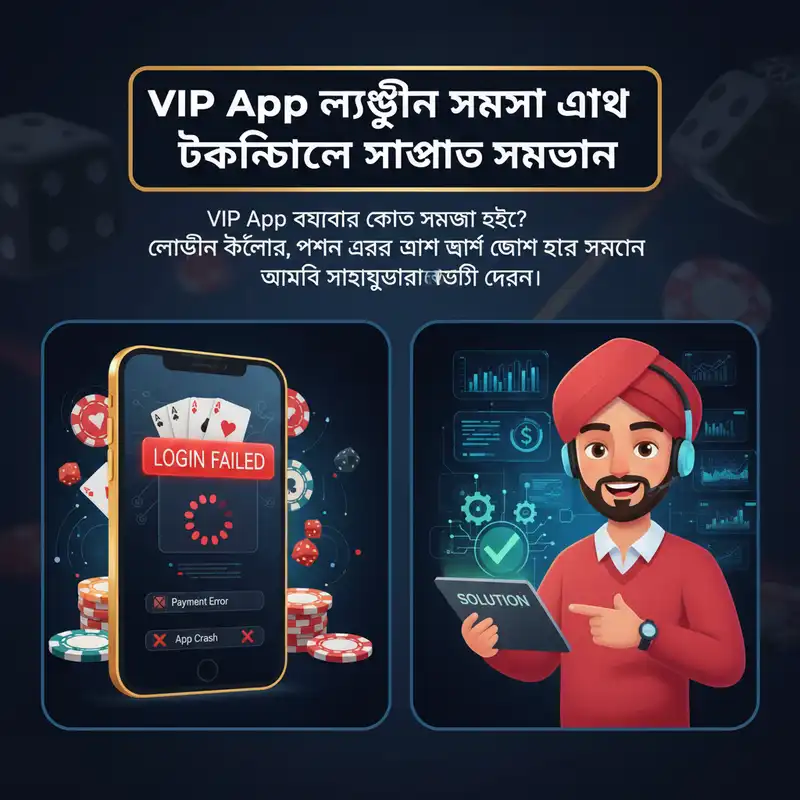 VIP App টেকনিক্যাল সাপোর্ট এবং সমাধান গাইড